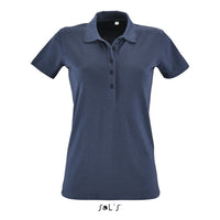 Polo shirt women's 95% ring spun cotton 5% elastane PHOENIX