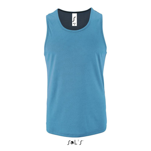 Singlet / Tank top men's 100% breathable polyester SPORTY