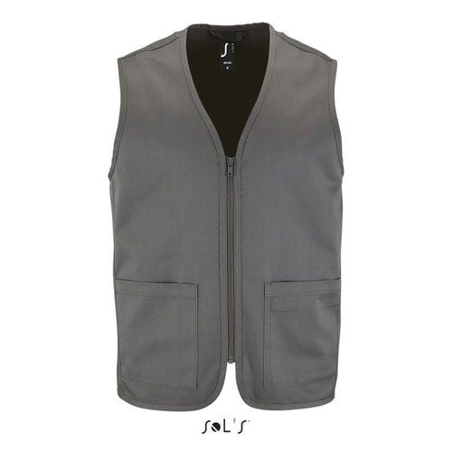 Vest zippered UNISEX 200gsm 65% polyester 35% cotton WALLACE