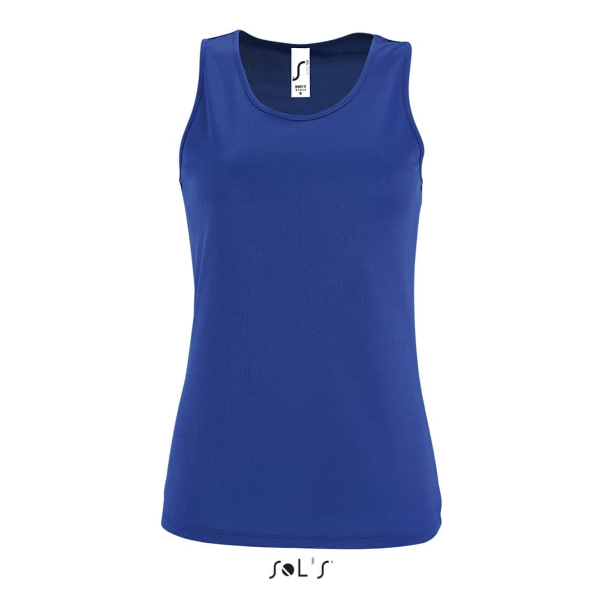 Singlet / tank top women's 100% breathable polyester SPORTY