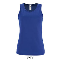 Singlet / tank top women's 100% breathable polyester SPORTY