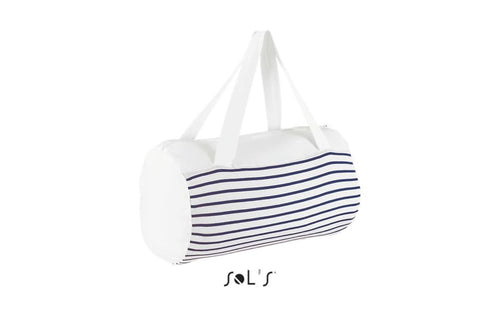 SUNSET STRIPED JERSEY DUFFEL BAG
