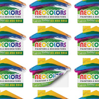 AD Labels 70 x 50mm - House Shaped