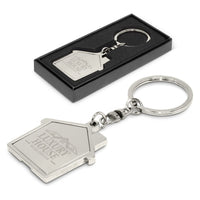 House Metal Key Ring