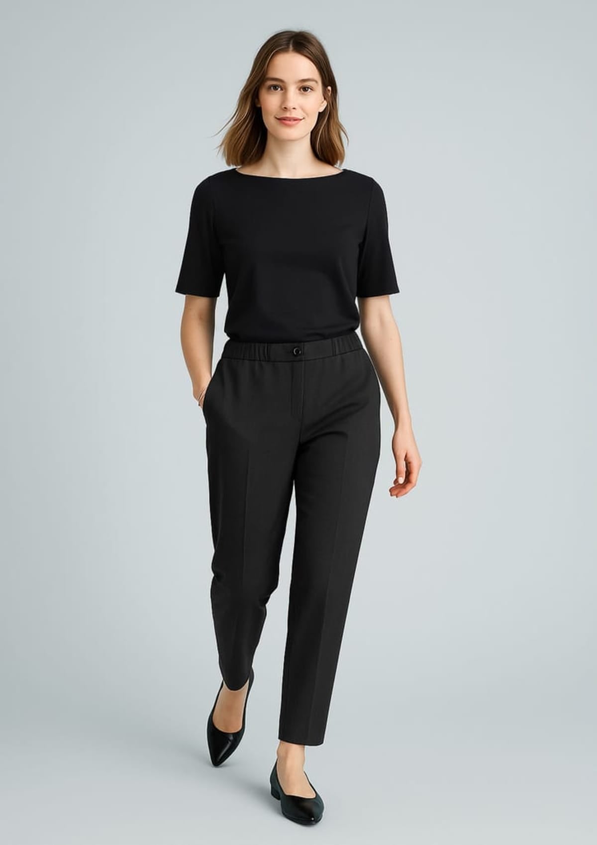 Womens Cool Stretch Ultra Comfort Waist Pant