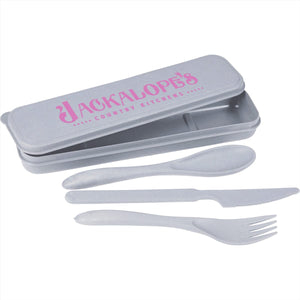 Bamboo Fibre Cutlery Set