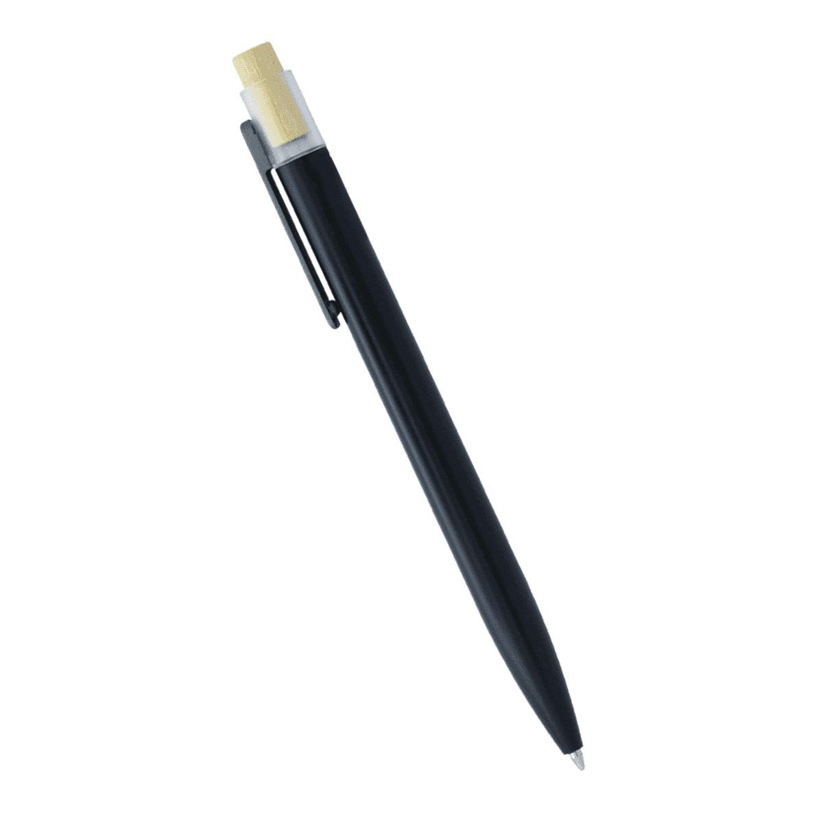 Recycled Aluminium Pen with Bamboo Clicker