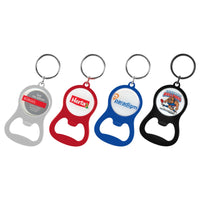 Chevron Bottle Opener Key Ring