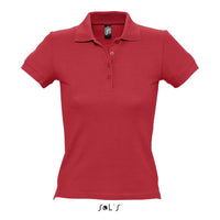 Polo shirt women's 100% combed ring spun cotton PEOPLE
