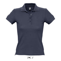 Polo shirt women's 100% combed ring spun cotton PEOPLE
