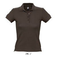 Polo shirt women's 100% combed ring spun cotton PEOPLE