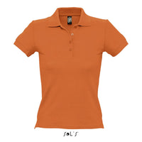Polo shirt women's 100% combed ring spun cotton PEOPLE