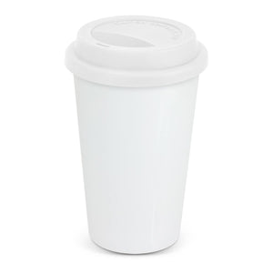 Aztec Double Wall Coffee Cup - Full Colour