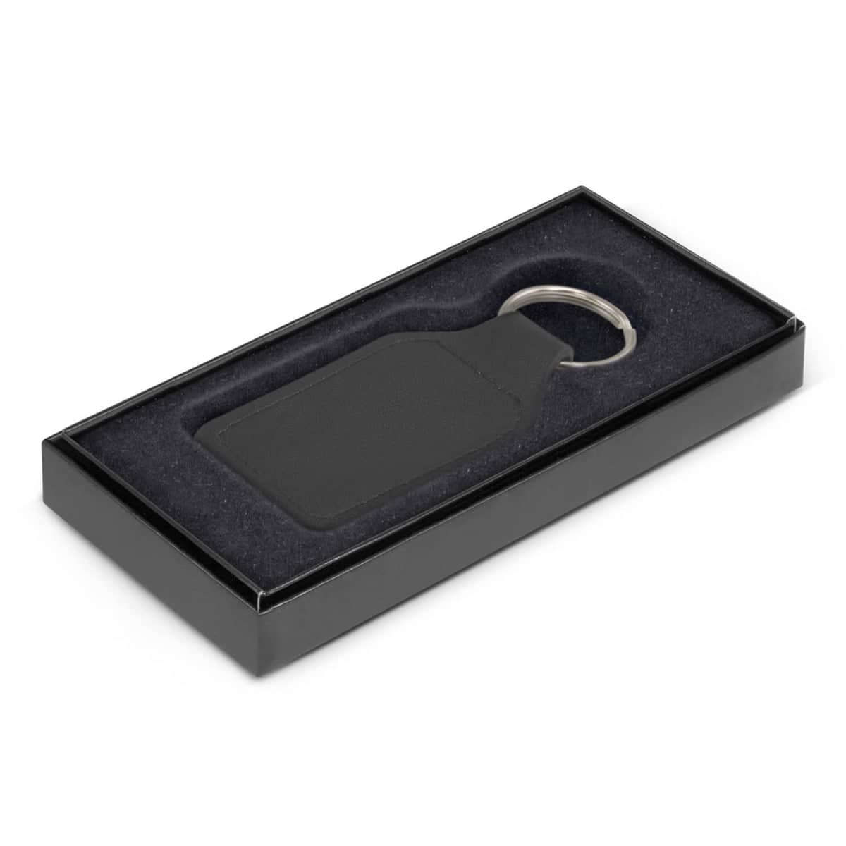 Prince Leather Key Ring - Square