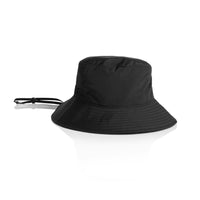 Nylon Wide Brim Bucket Hat