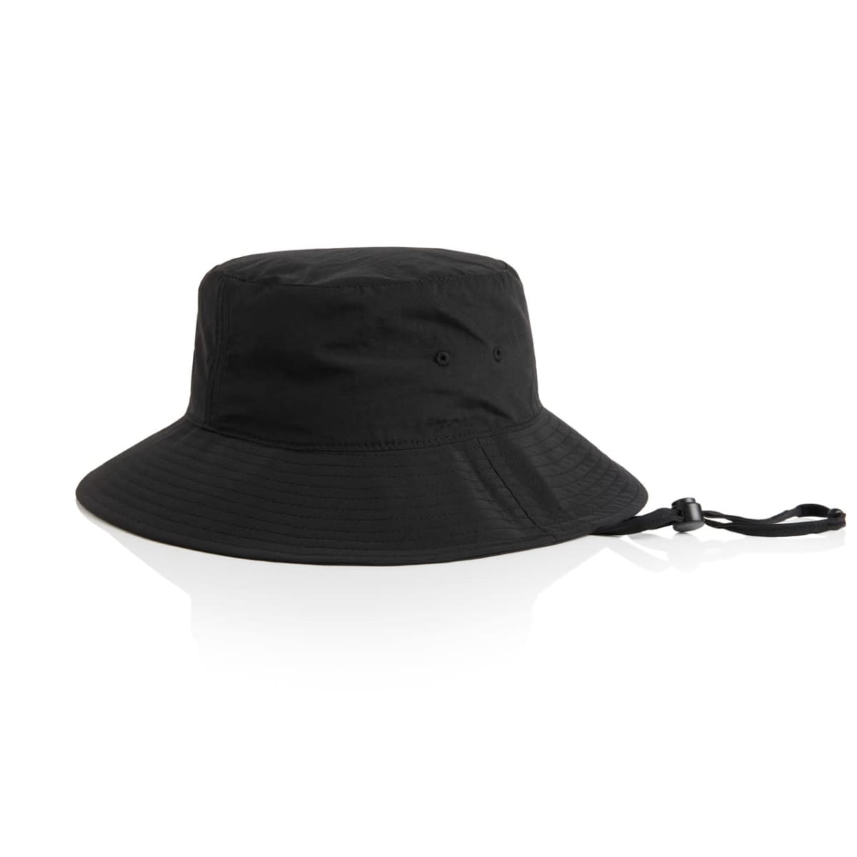 Nylon Wide Brim Bucket Hat