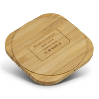 Vita Bamboo Wireless Charger - Square