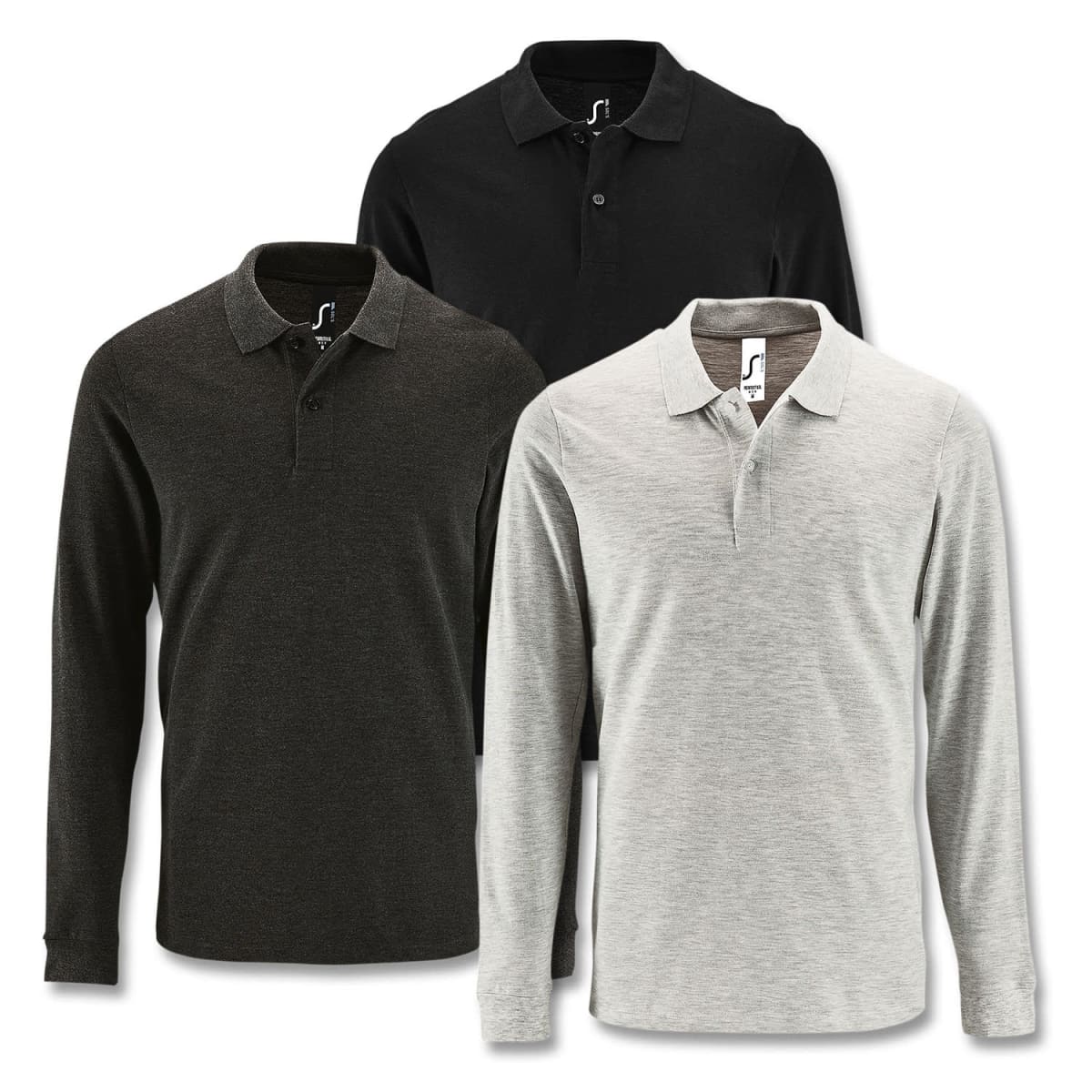 SOLS Perfect Men's Long Sleeve Polo