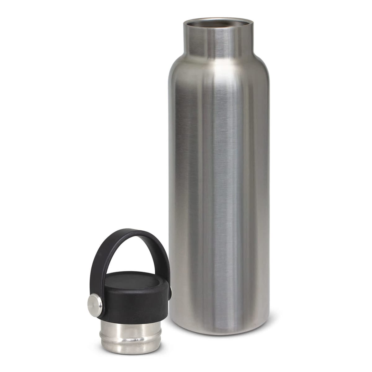 Nomad Vacuum Bottle Stainless - Carry Lid