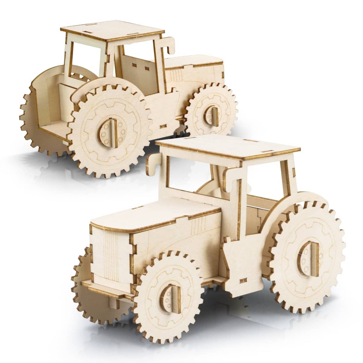 BRANDCRAFT Tractor Wooden Model