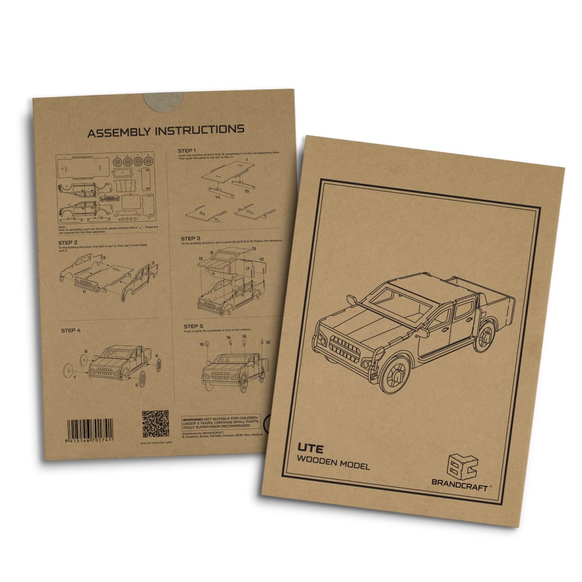 BRANDCRAFT UTE Wooden Model