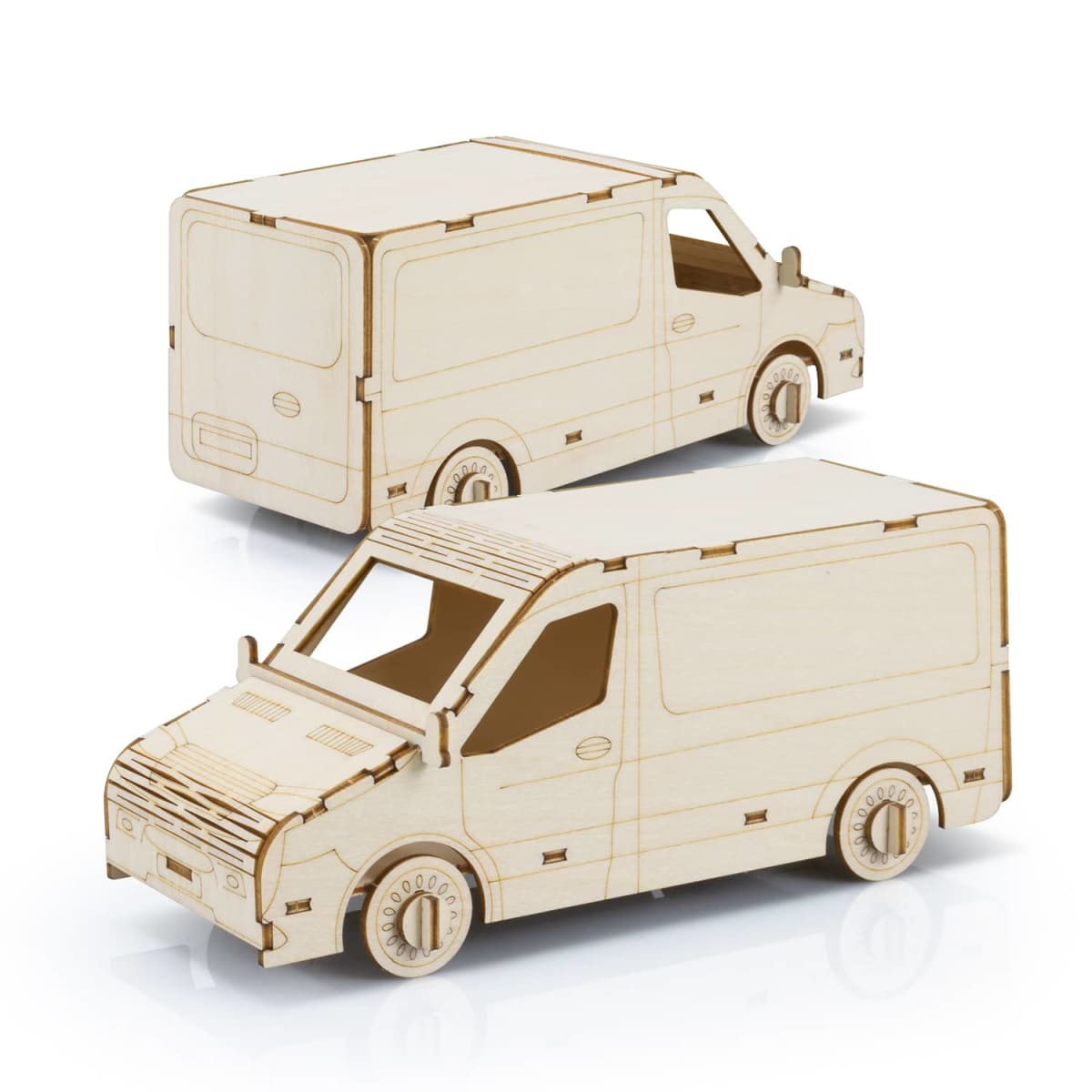 BRANDCRAFT Van Wooden Model