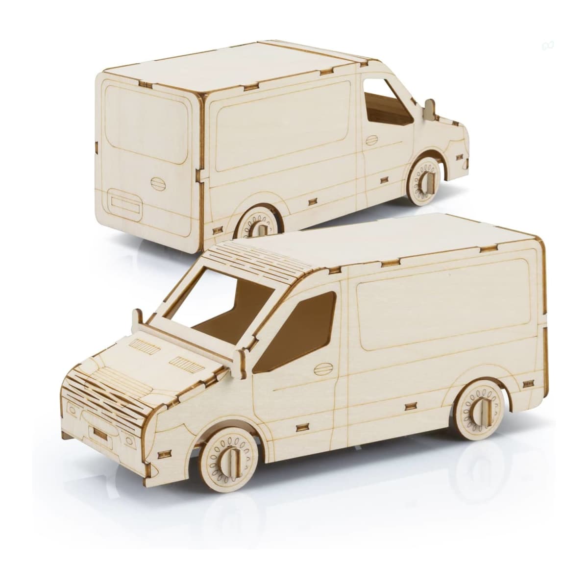BRANDCRAFT Van Wooden Model