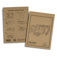 BRANDCRAFT Fire Truck Wooden Model