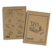 BRANDCRAFT Bulldozer Wooden Model