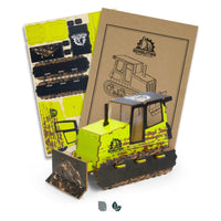 BRANDCRAFT Bulldozer Wooden Model