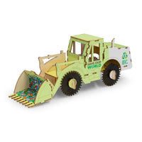 BRANDCRAFT Wheel Loader Wooden Model