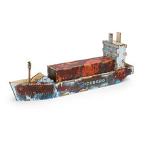 BRANDCRAFT Cargo Ship Wooden Model