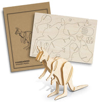 BRANDCRAFT Kangaroo Wooden Model