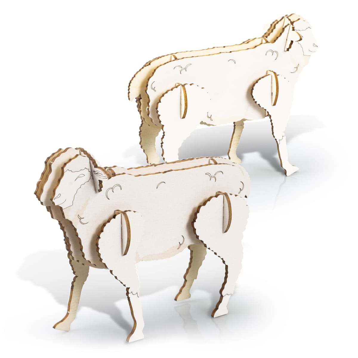 BRANDCRAFT Sheep Wooden Model