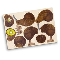 BRANDCRAFT Kiwi Wooden Model