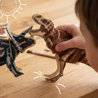 BRANDCRAFT Tyrannosaurus Rex Wooden Model