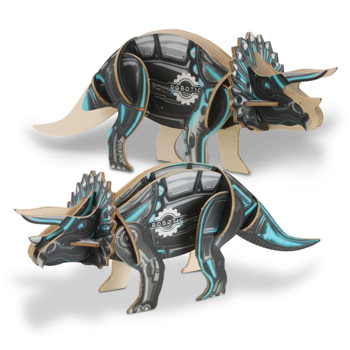 BRANDCRAFT Triceratops Wooden Model