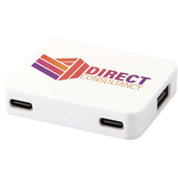 Gaia 4-Port USB Hub w/  USB-A & Type-C Output & Dual Input