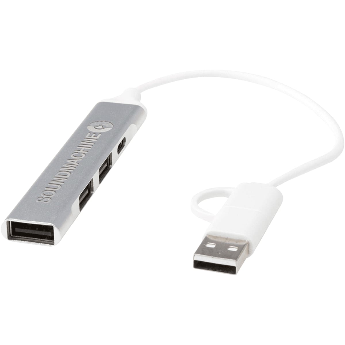 Alkaid 4-Port Recycled Aluminium USB-A & Type-C Hub w/ Dual Input