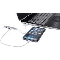 Alkaid 4-Port Recycled Aluminium USB-A & Type-C Hub w/ Dual Input