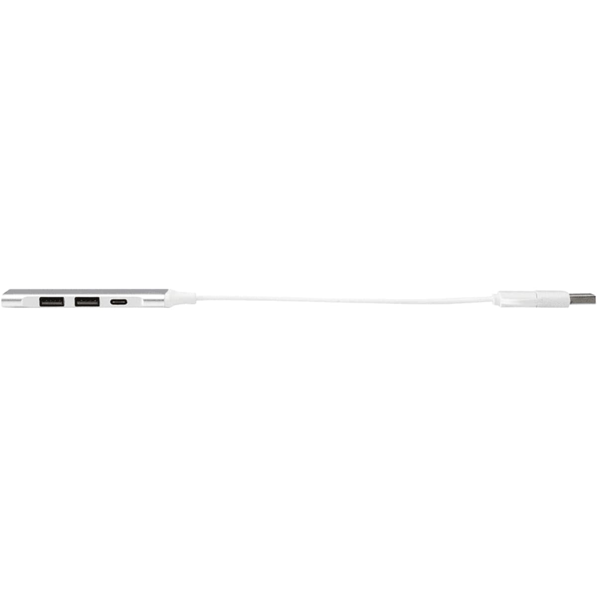 Alkaid 4-Port Recycled Aluminium USB-A & Type-C Hub w/ Dual Input