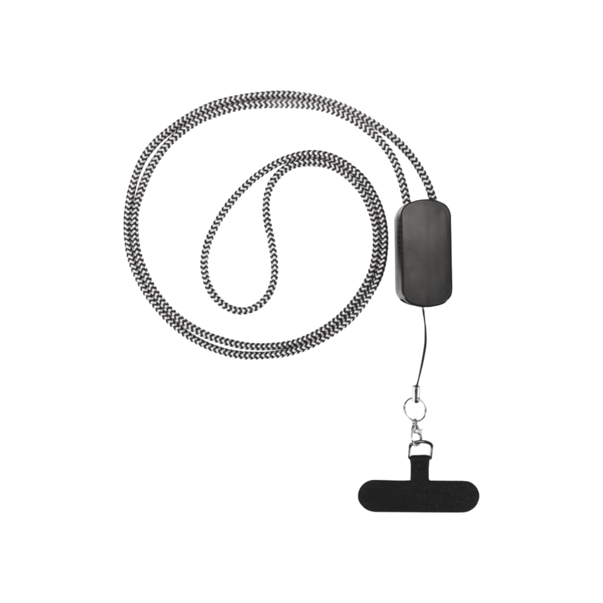 Anser Recycled Plastic Smartphone Lanyard w/ 27W 5-in-1 Built-in Cable