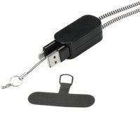 Anser Recycled Plastic Smartphone Lanyard w/ 27W 5-in-1 Built-in Cable