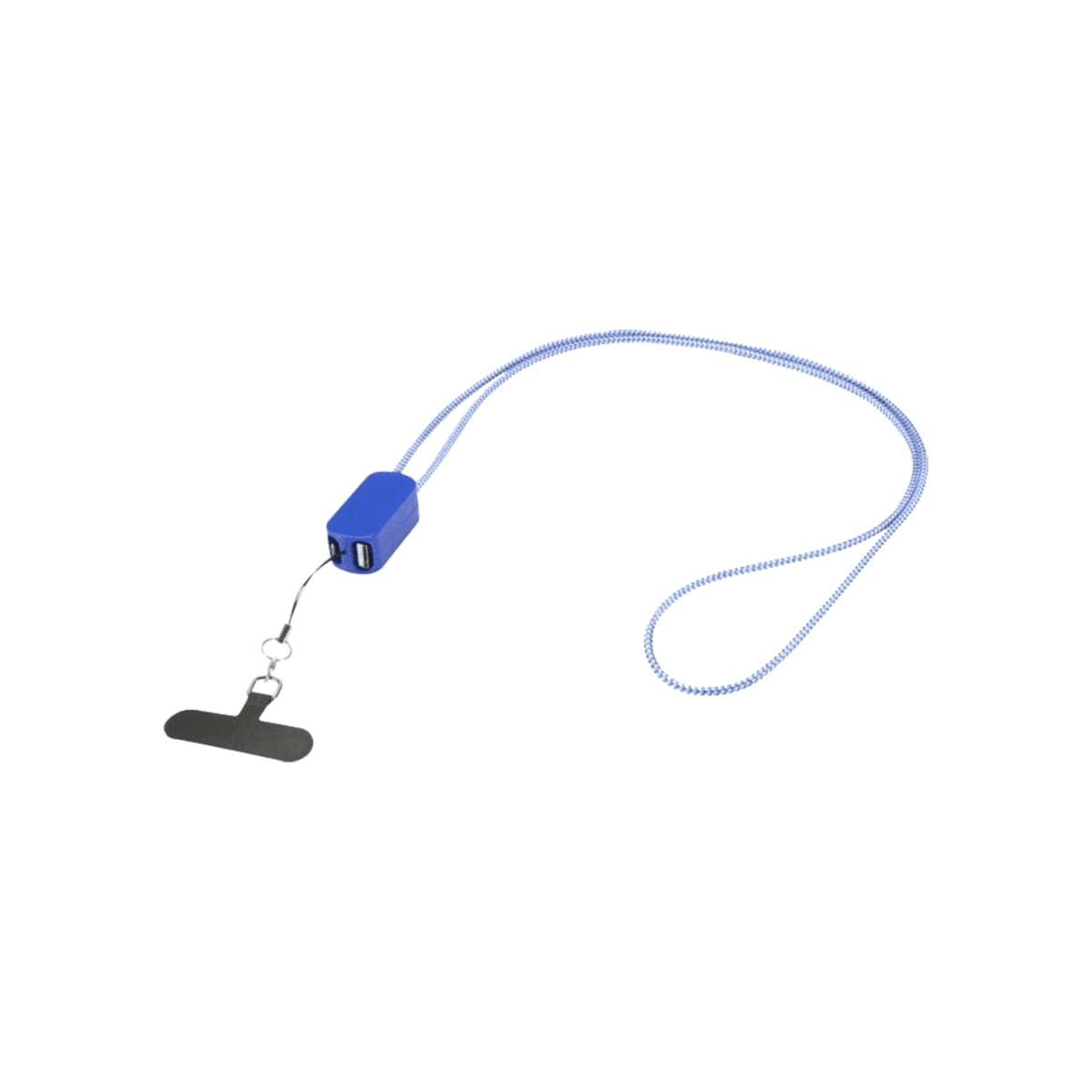 Anser Recycled Plastic Smartphone Lanyard w/ 27W 5-in-1 Built-in Cable