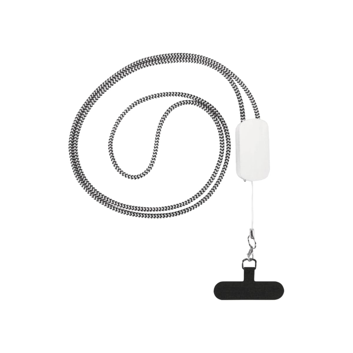 Anser Recycled Plastic Smartphone Lanyard w/ 27W 5-in-1 Built-in Cable