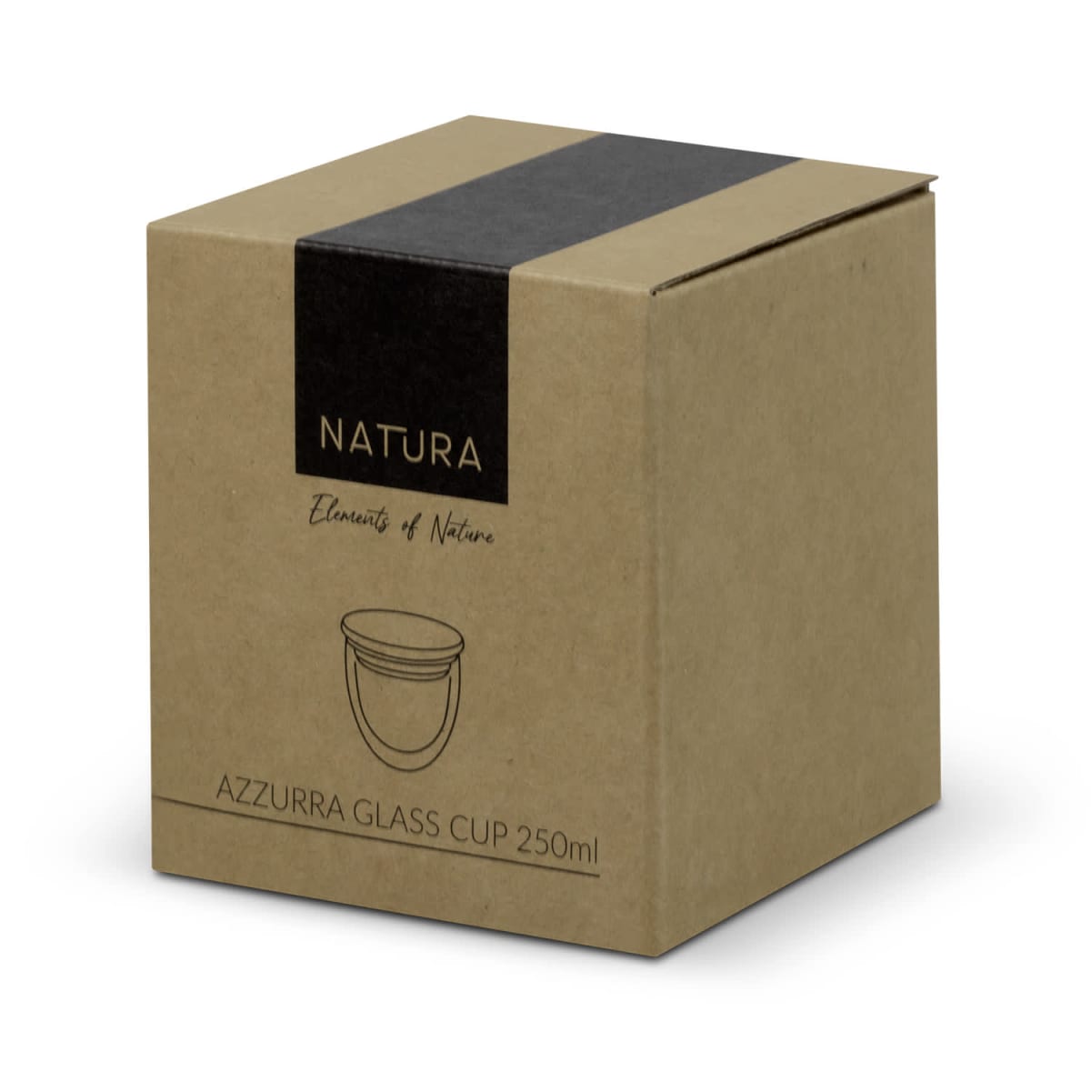 NATURA Azzurra Glass Cup - 250ml