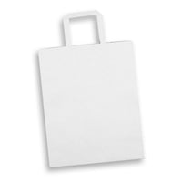 Large Flat Handle Paper Bag Portrait