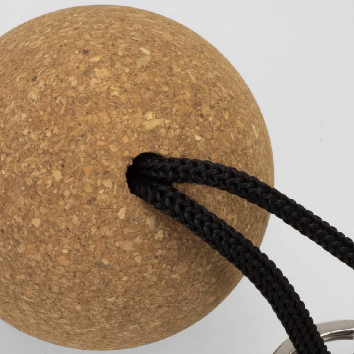 Cork Floating Key Ring - Round