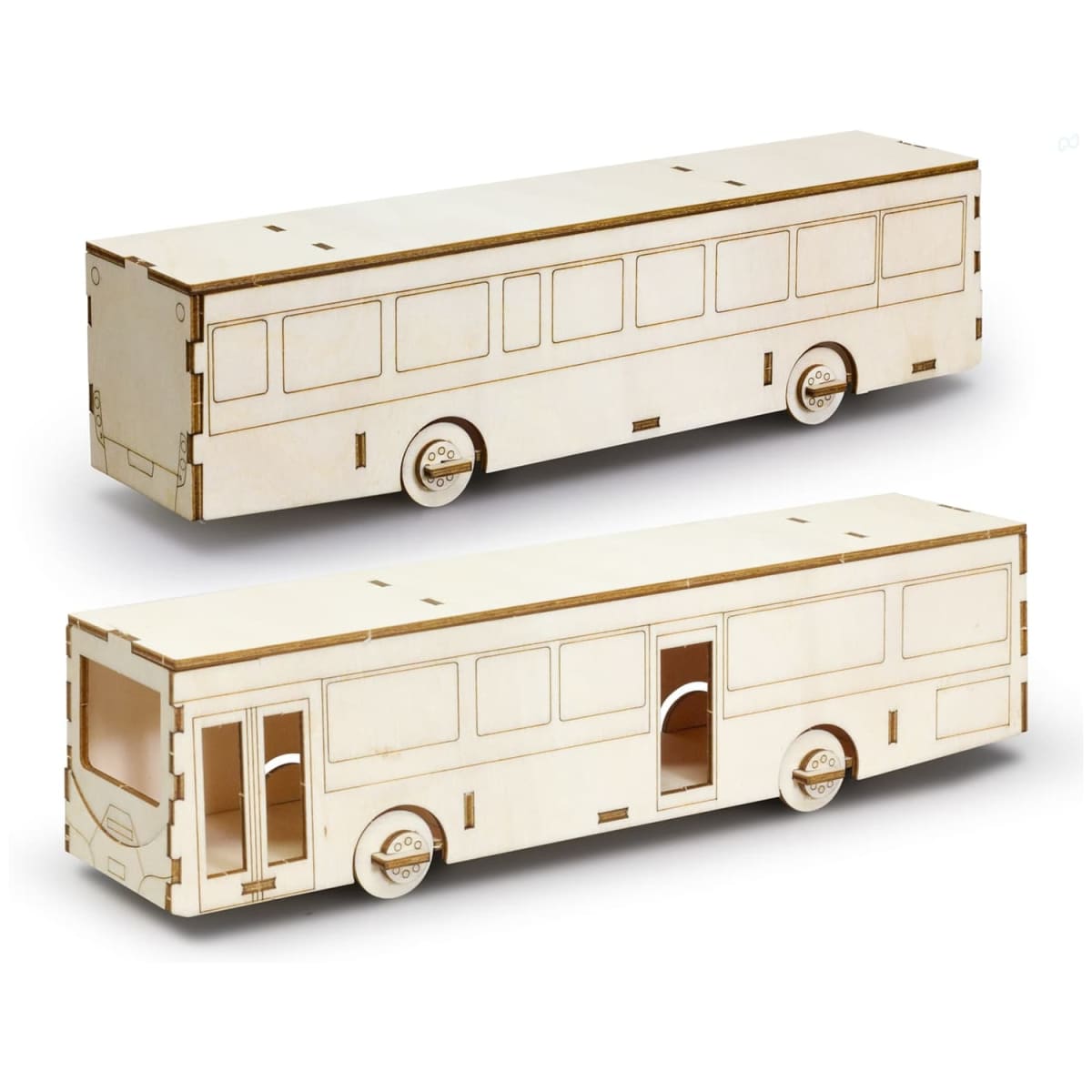 BRANDCRAFT Bus Wooden Model