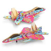 BRANDCRAFT Jet Fighter Wooden Model